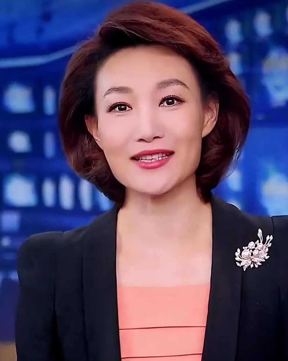 央視主持人李梓萌。 央視主持人李梓萌。