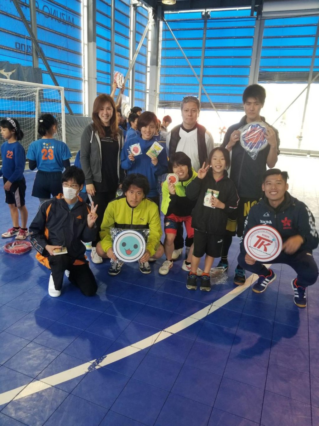 透過協會推廣的新興運動項目在港已逾十多項。圖為協會帶員往日本參加躲避盤賽。