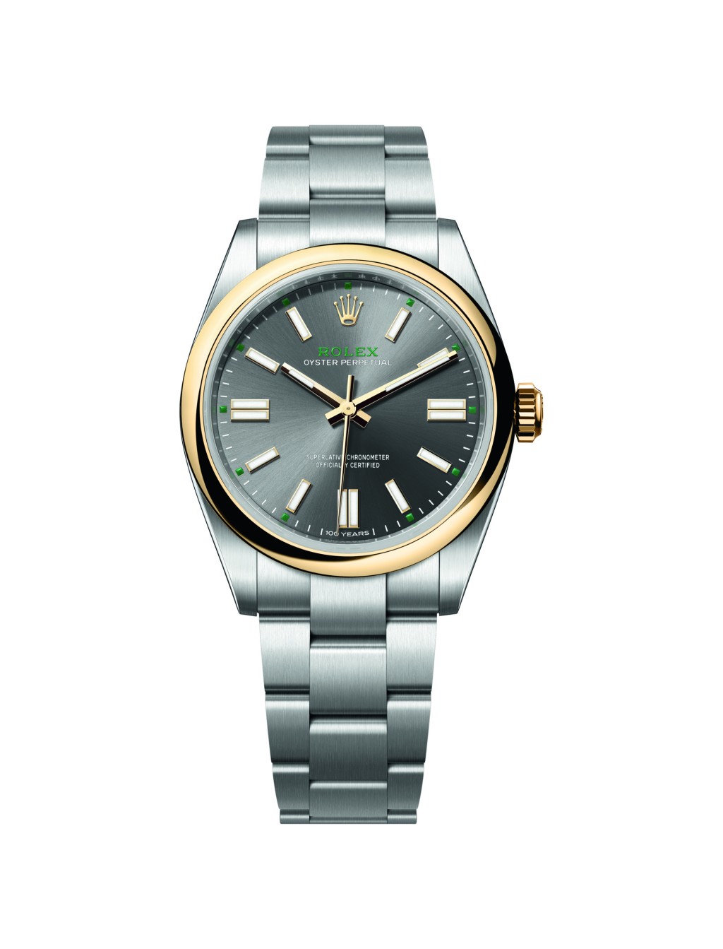 Rolex Oyster Perpetual 41 / 錶殼：41mm蠔式鋼及黃金 / 機芯：3230型自動 / 售價：$78,000。