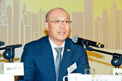 图为绿地香港主席兼行政总裁陈军。