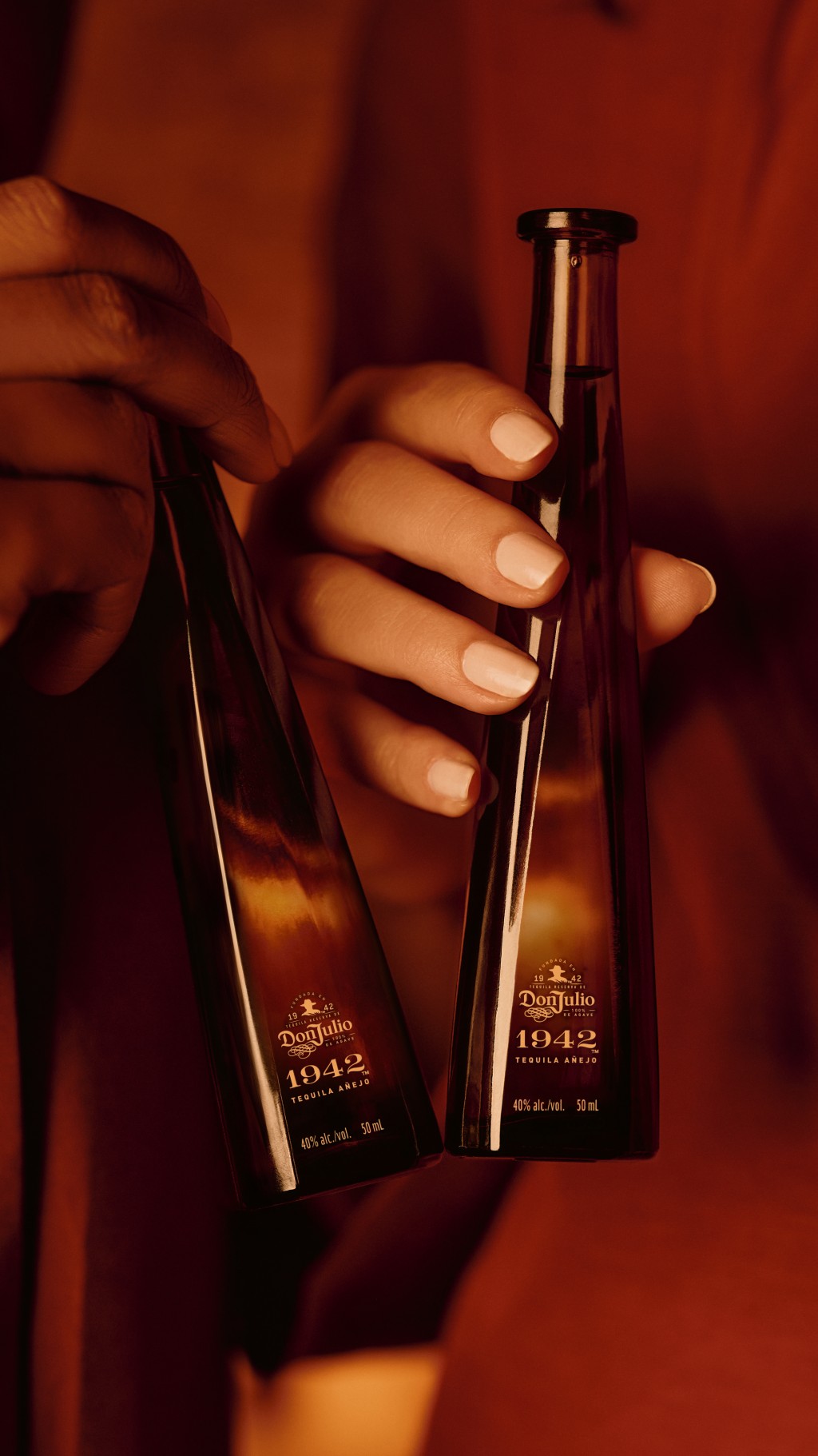   Don Julio 1942 龍舌蘭迷你瓶（50毫升）  集優雅與便攜性於一身，精雕細琢，適合各種場合。