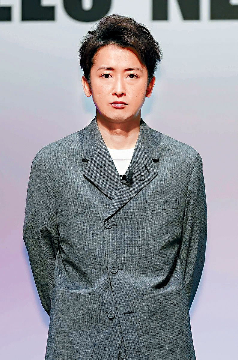 大野智前晚宣布5月底離開效力32年的STARTO娛樂。