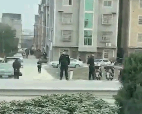 民警將現場封鎖調查。網圖