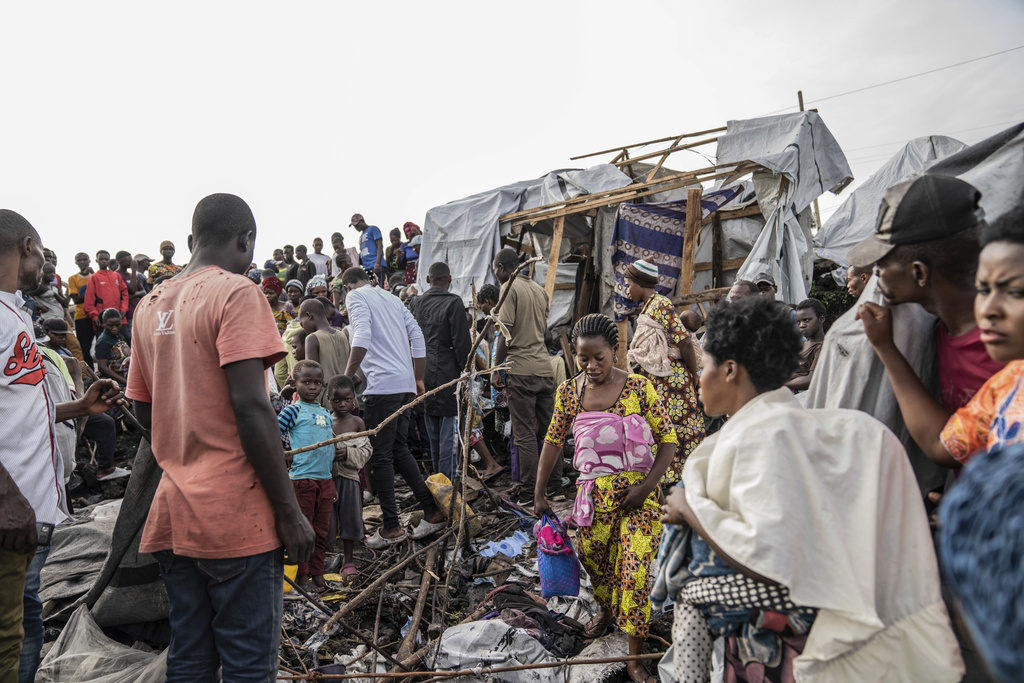 剛果東部難民營遭炸彈襲擊，至少12人死亡。美聯社