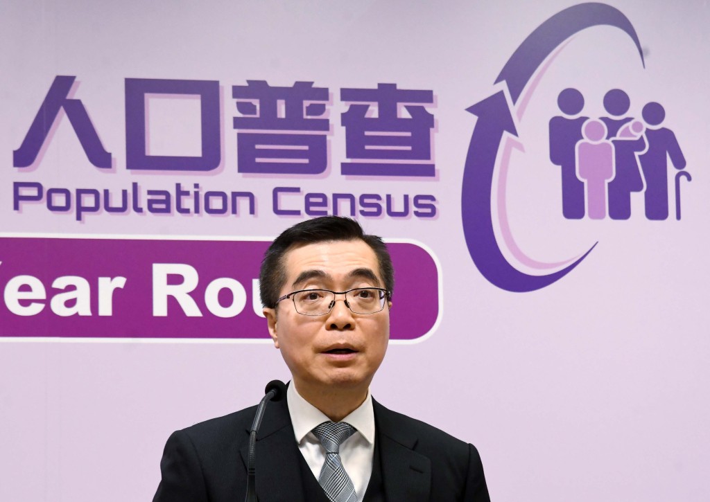 政府統計處處長余振強。資料圖片 政府統計處處長余振強。資料圖片