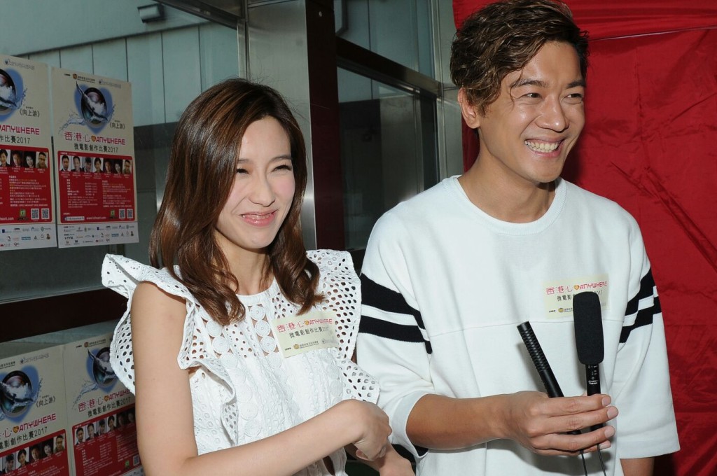 講起婚事，姚子羚笑晒口。