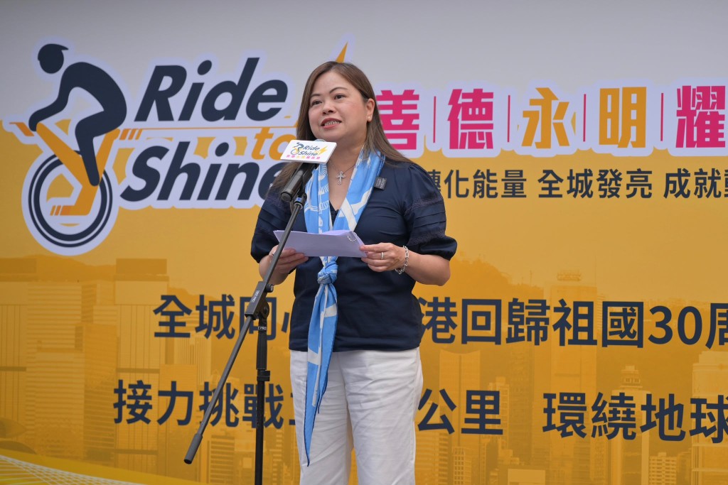 文體旅局局長羅淑佩指出,政府會推動單車運動邁向專業化和普及化。 文體旅局局長羅淑佩指出,政府會推動單車運動邁向專業化和普及化。
