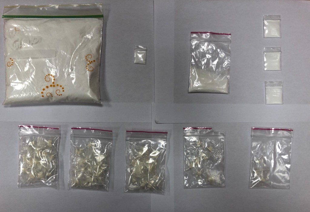 行動中檢獲的毒品。