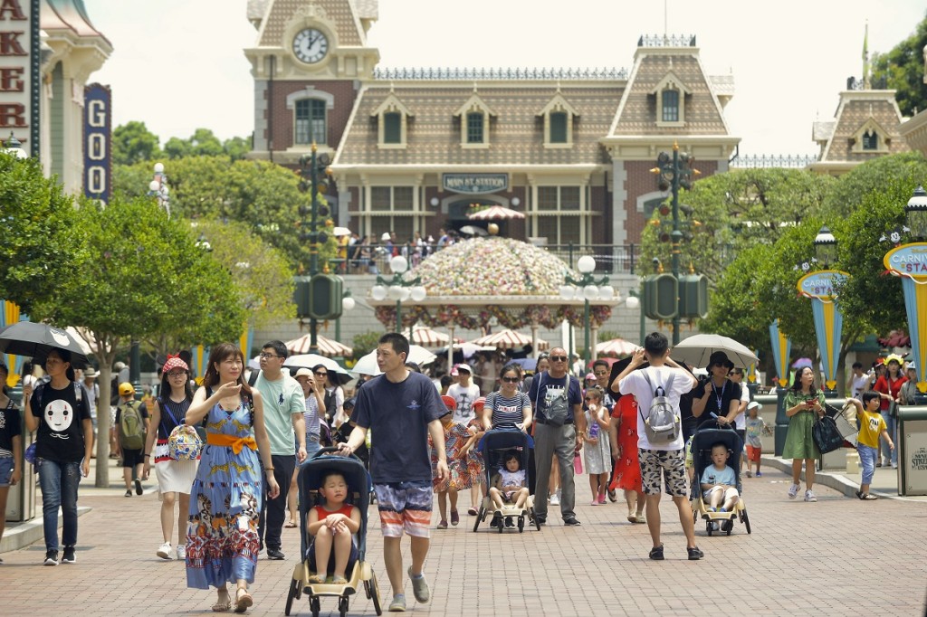 迪士尼樂園關閉多月。資料圖片