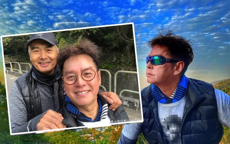 阿倫同發哥跑山，有發哥指導和按摩，仲有揸機影靚相。