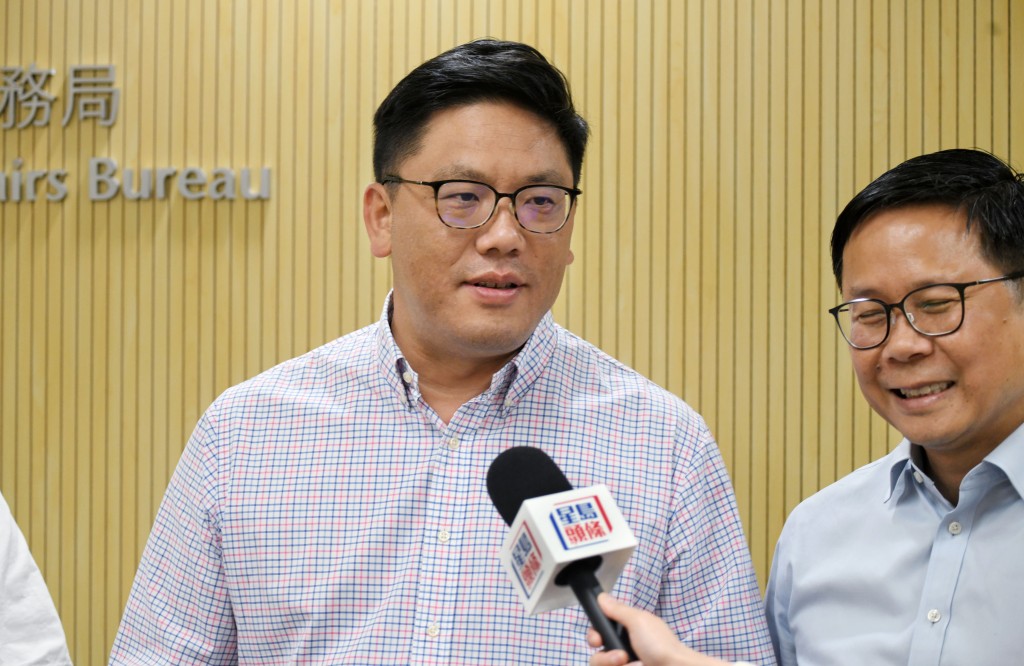 民青局副局長梁宏正表示,有關計劃反應相當好。何君健攝 民青局副局長梁宏正表示,有關計劃反應相當好。何君健攝