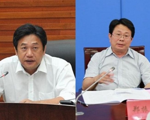 邓海光（左）、郑振涛（右）。网图