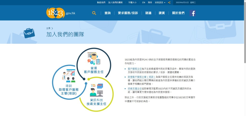 1823產生大量工作機會。1823網頁截圖 1823產生大量工作機會。1823網頁截圖