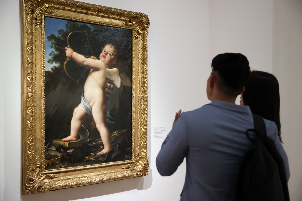 上海東一美術館正舉行「最後的貴族——烏菲齊館藏18世紀歐洲大師繪畫」展覽。（新華社）