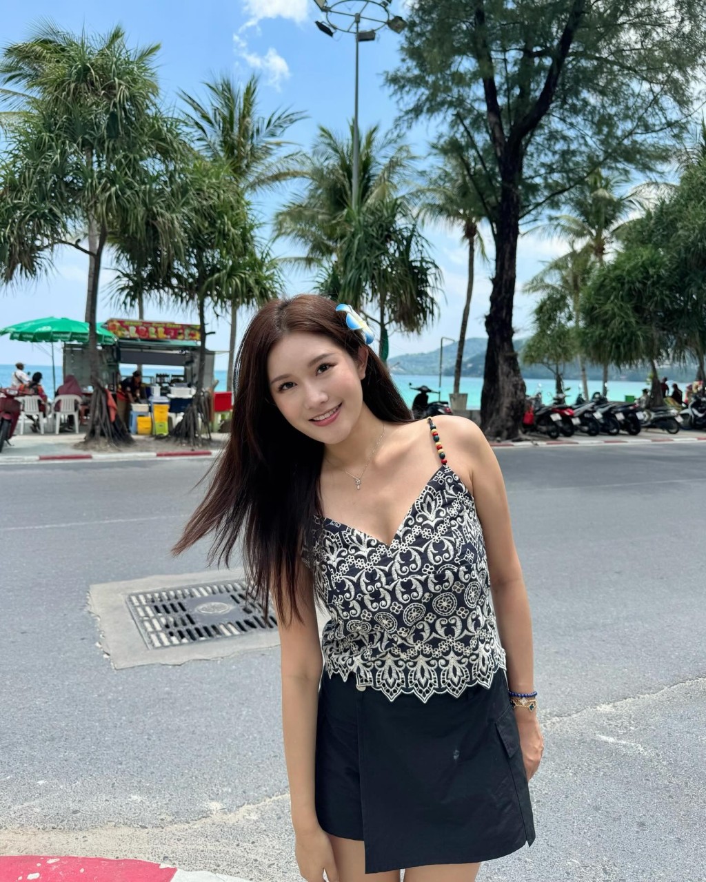 梁懿婷於港姐15強止步。 梁懿婷於港姐15強止步。