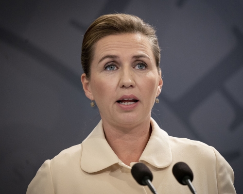 丹麥女首相弗雷德里克森（Mette Frederiksen）。 AP