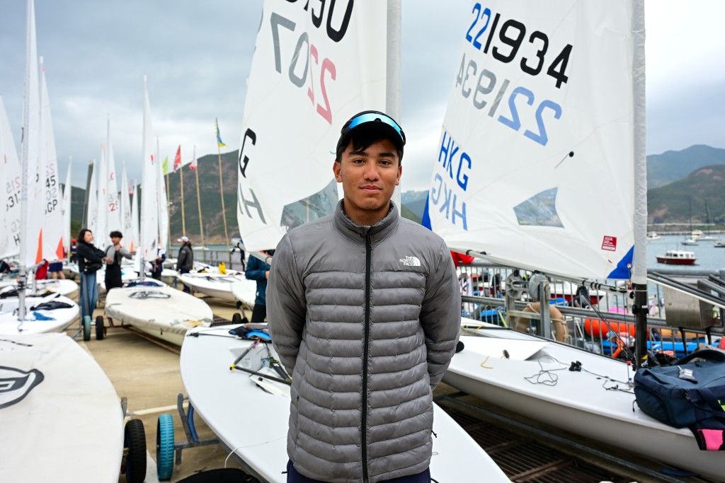 衛亮行盼望明年升上ILCA7成為全職運動員。攝影：魏國謙 