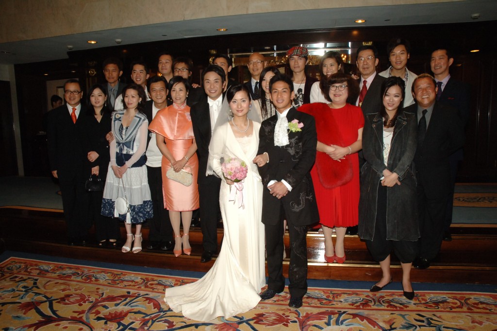 吴家乐与周蕙蕙的婚宴有很多名人红星出席。