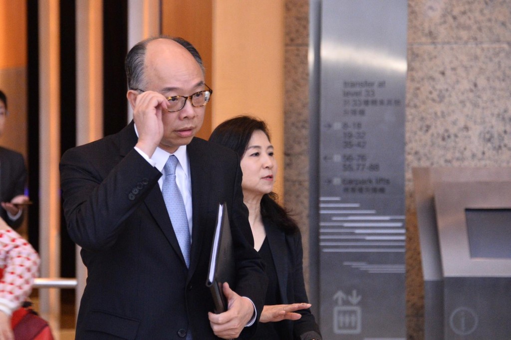 陳帆到港鐵中環辦公室開會