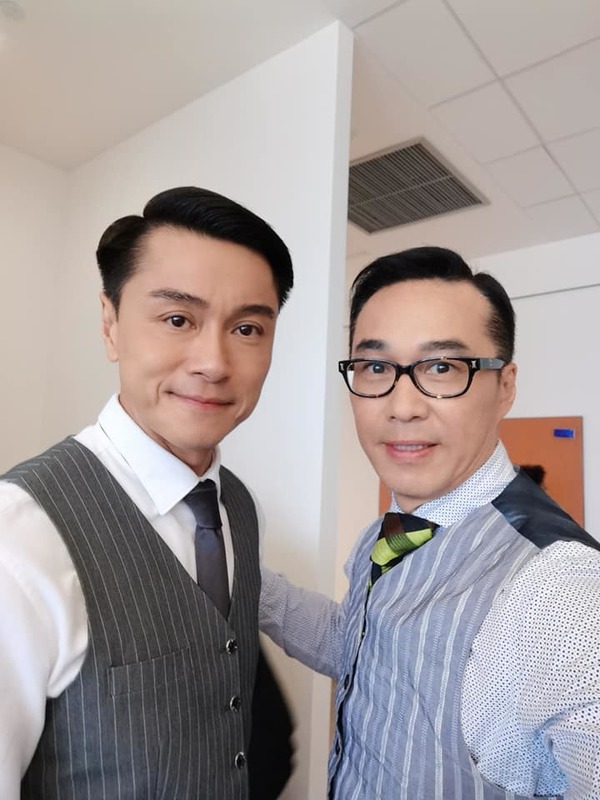61歲的何英偉與50歲黃浩然外表看來似同齡。