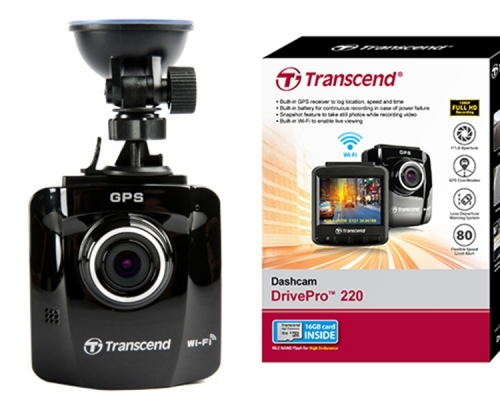 評分最高的Transcend Drive Pro 220。網上圖片