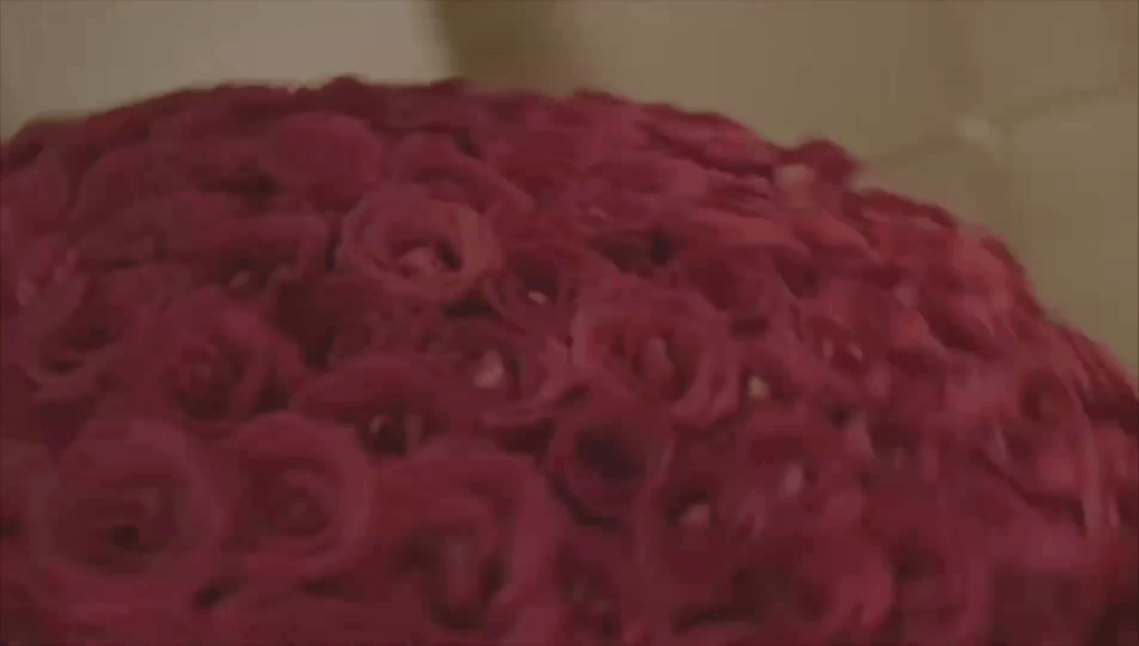 Calvin准备了约99支红玫瑰花束。