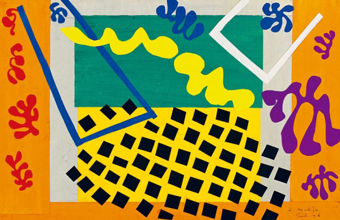 馬諦斯晚年醉心於創作剪紙作品。