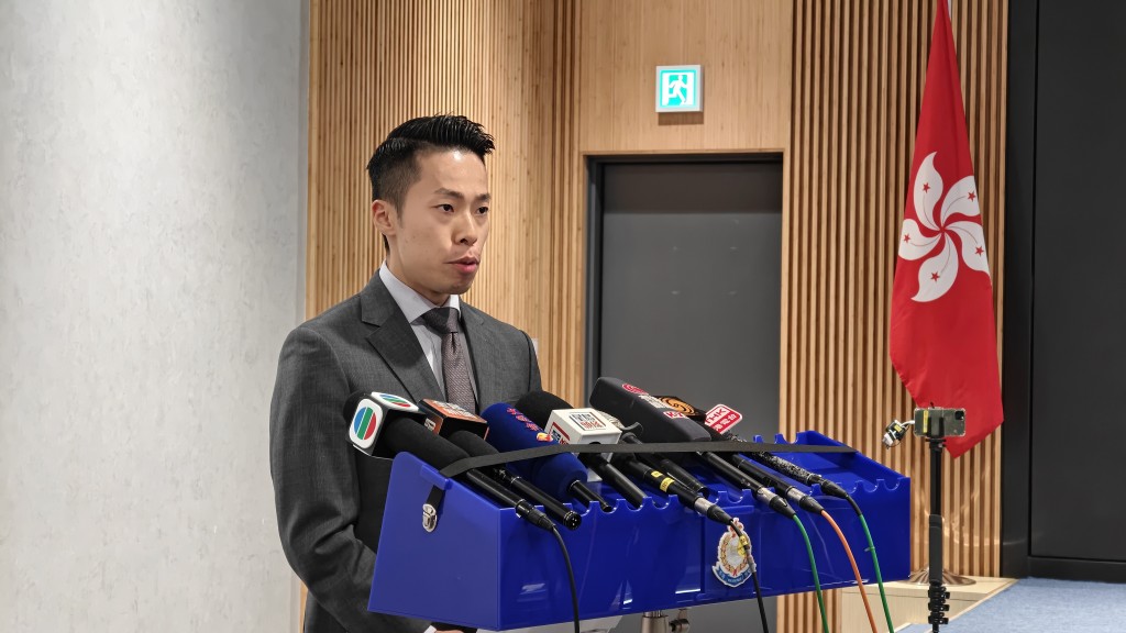 東九龍總區刑事總部高級督察周嘉潤。 東九龍總區刑事總部高級督察周嘉潤。