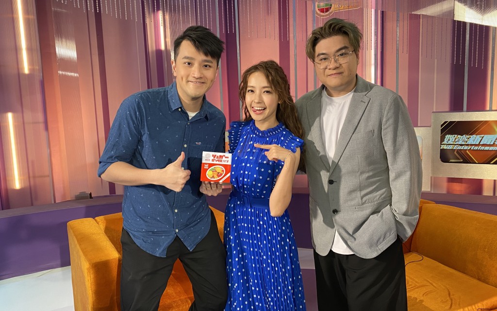 糖兄妹的阿峰和Kandy接受主播Edmond訪問。