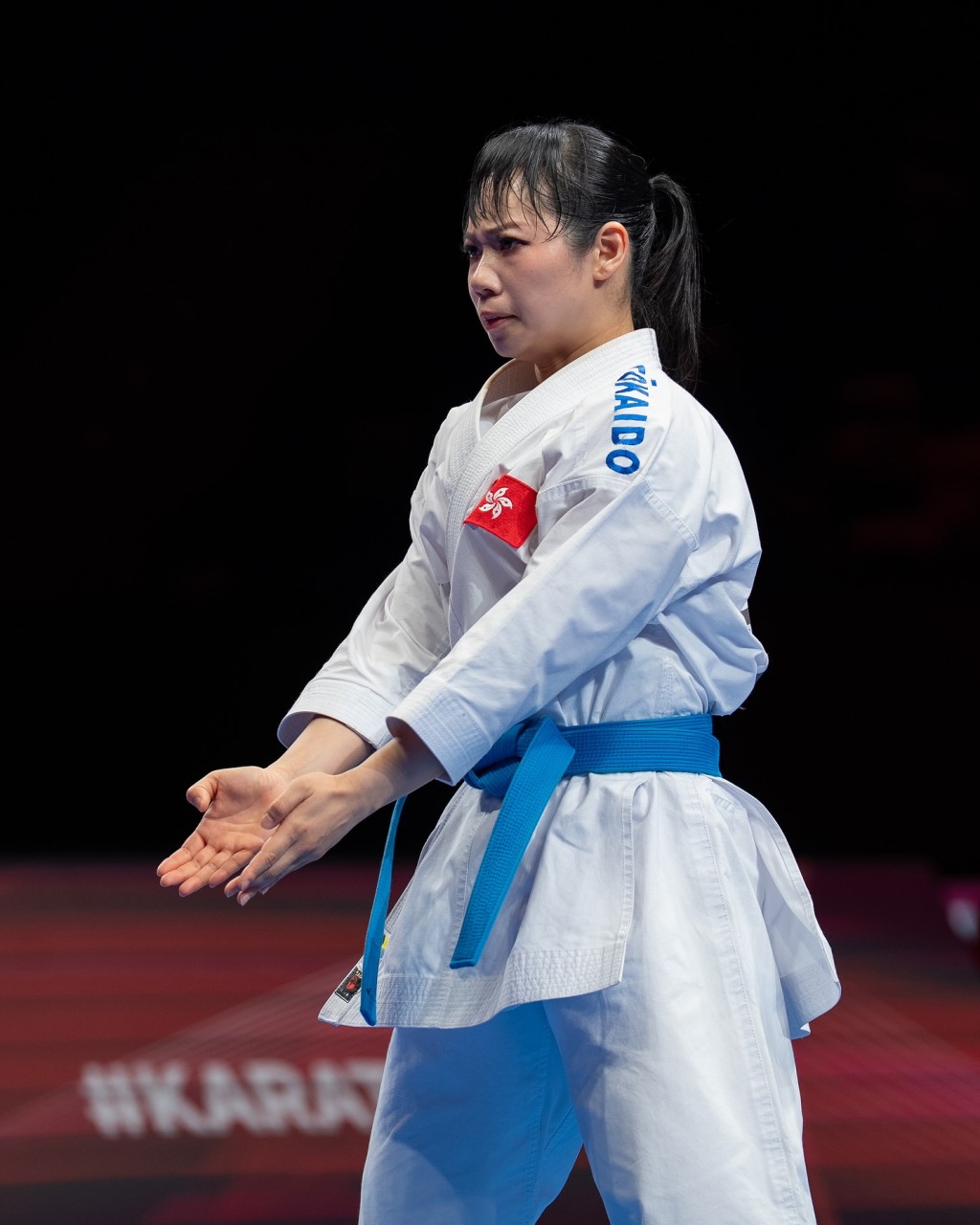 劉慕裳於摩洛哥站擊敗尾野真步奪冠。WKF圖片 劉慕裳於摩洛哥站擊敗尾野真步奪冠。WKF圖片