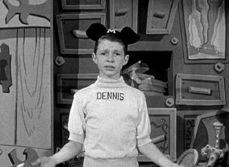 迪士尼初代童星Dennis Day。網上圖片