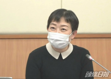 张竹君丧夫后第2日出席疫情记者会 。