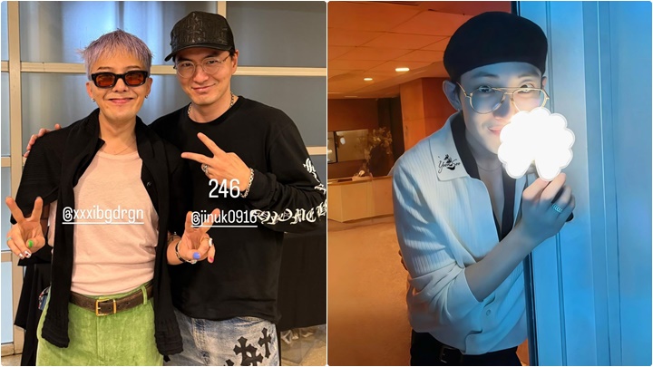 李鎮旭與GD後台合照 李洙赫全智賢坐包廂睇騷