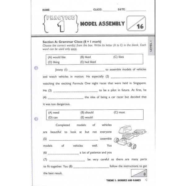 《ACE YOUR ENGLISH (CLOZE PASSAGE) P.3》內頁（圖片來源：資料圖片）