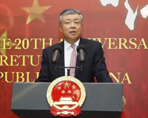 中國駐英國大使劉曉明。新華社資料圖片