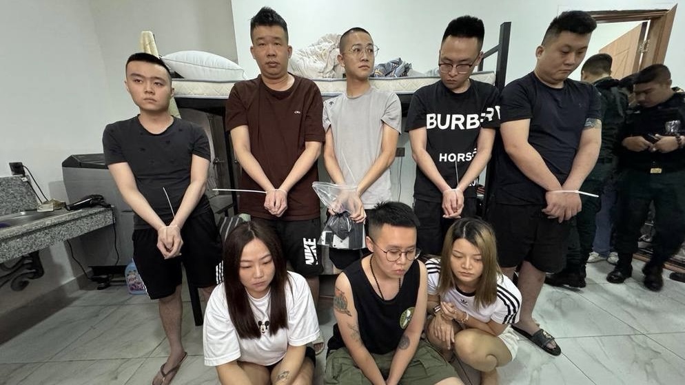 柬埔寨清剿電詐行動，拘捕100名台灣大陸疑犯。 柬中時報