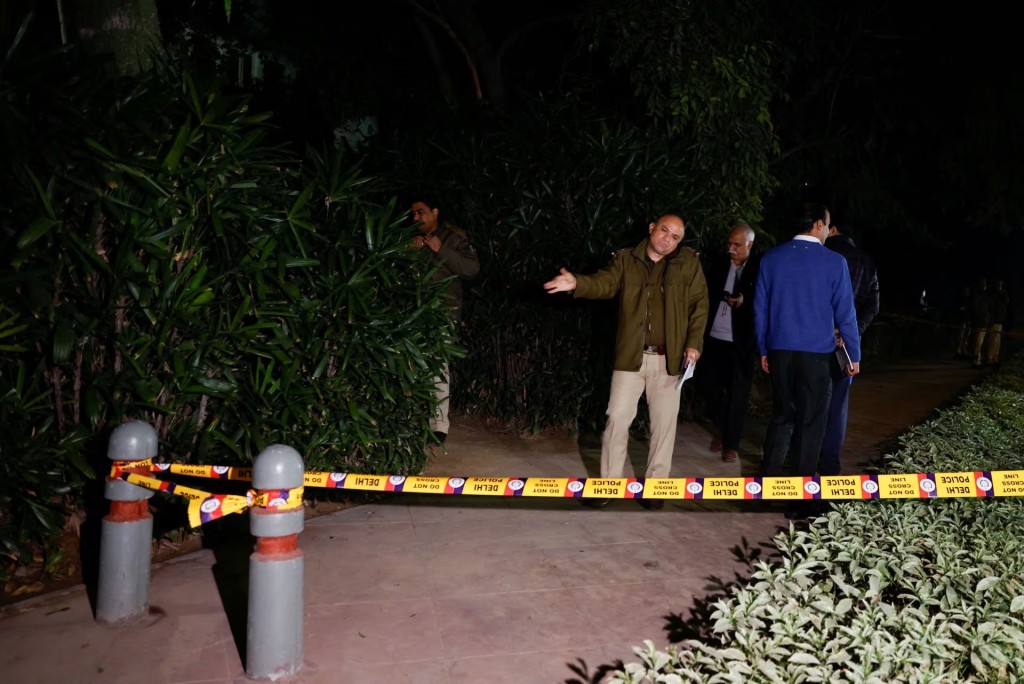以色列駐新德里大使館附近發生爆炸。路透社