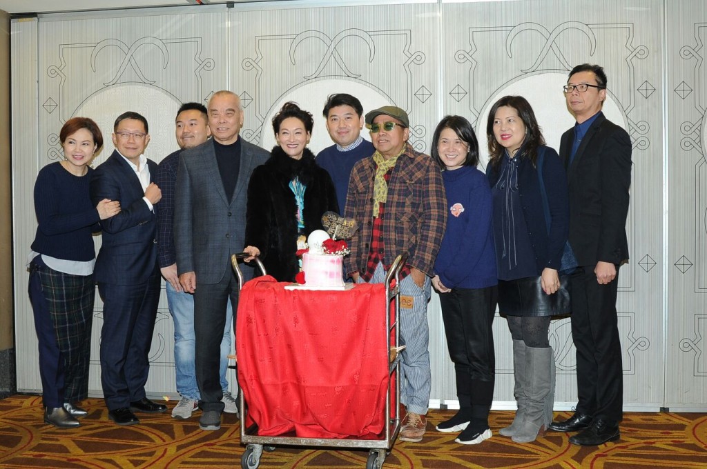 小紅姐宴請傳媒出席冬至飯局。