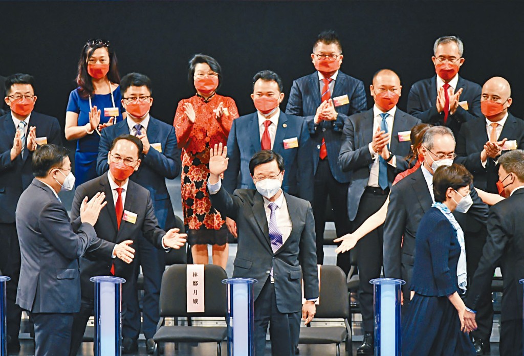 候任特首李家超出席全港同鄉社團慶祝回歸文藝巡演啟動禮。