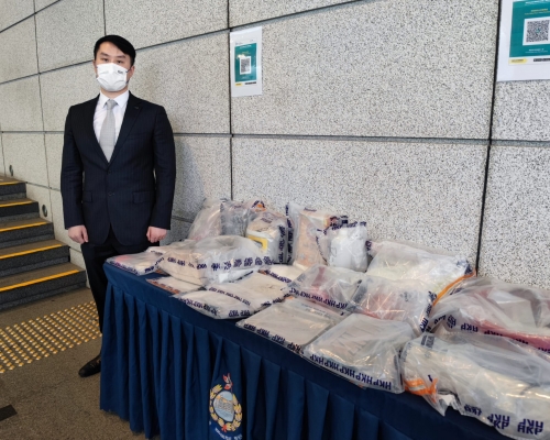 吳嘉倫指,是次行動已成功阻截一批毒品流入市場。