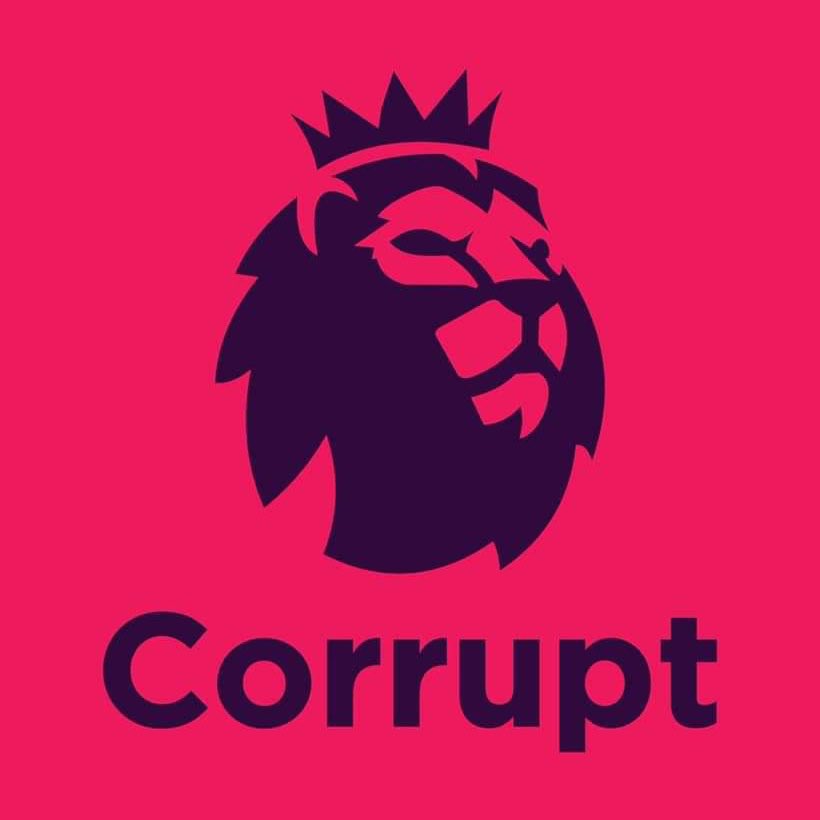 愛華頓球迷組織發起抗議行動,準備抗議英超賽會,製作了印有「英超腐敗」的小卡片。網上圖片