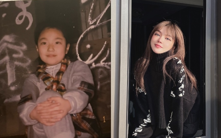 果然小時候已很自信。