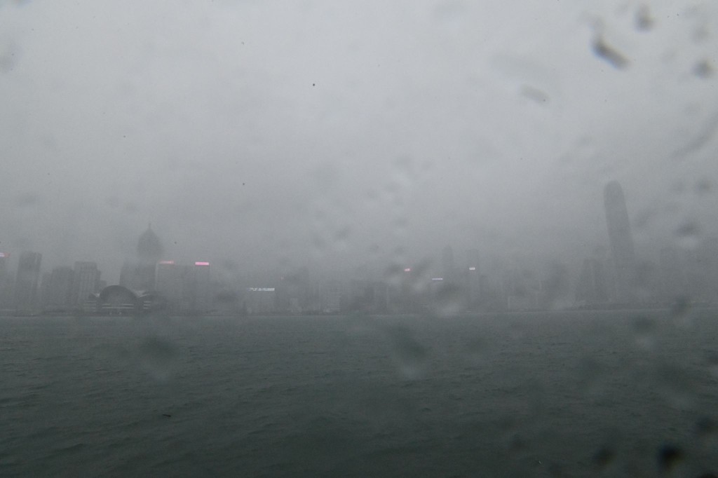 市面風雨逐漸減弱。