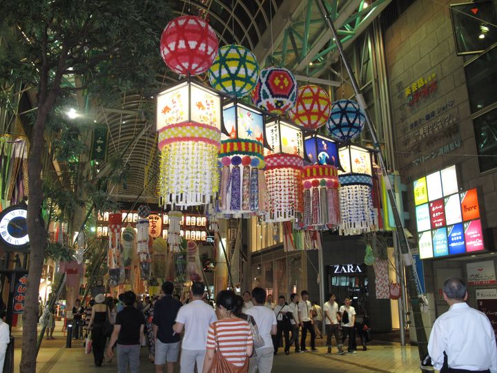 七夕祭在仙台已有超過四百年歷史。