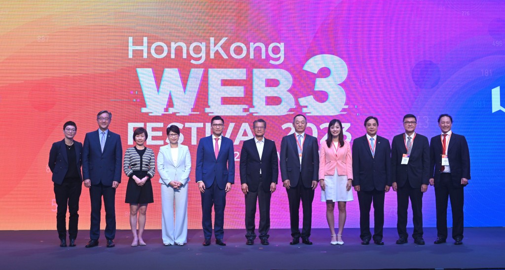 陳茂波指出現在是Web3發展的黃金機遇，同時也是最驚心動魄的時刻。政府新聞網圖片