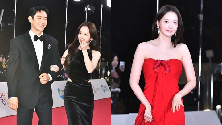 青龙电影奖2025丨玄彬孙艺珍分头行红地毡拒让奖项   林润娥火红晚装晒香肩争影后