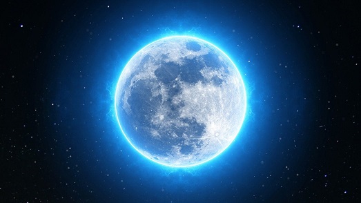 若错过了8月31日的蓝月亮，想再次看到则需等到2026年5月31日。太空馆图片