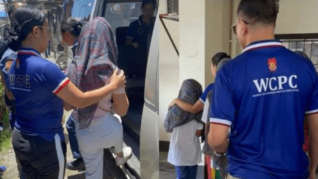 菲律賓國家警察婦女和兒童保護中心(PNP-WCPC)照顧獲救兒童。 澳洲聯邦警察