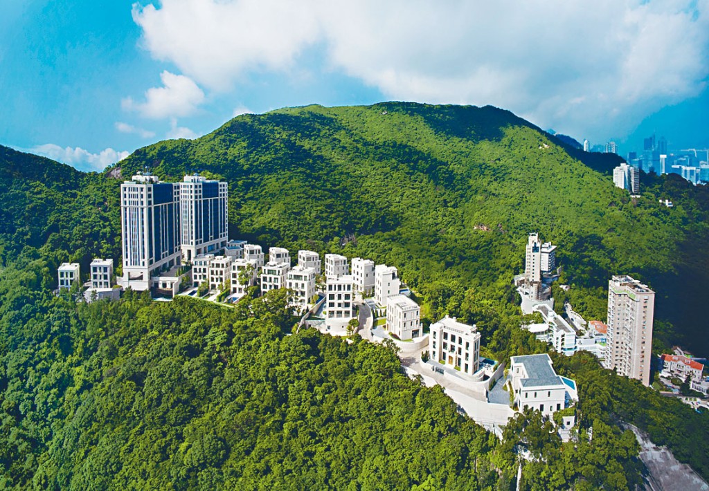 山頂樓王MOUNT NICHOLSON，剛有洋房以逾5.77億售出。