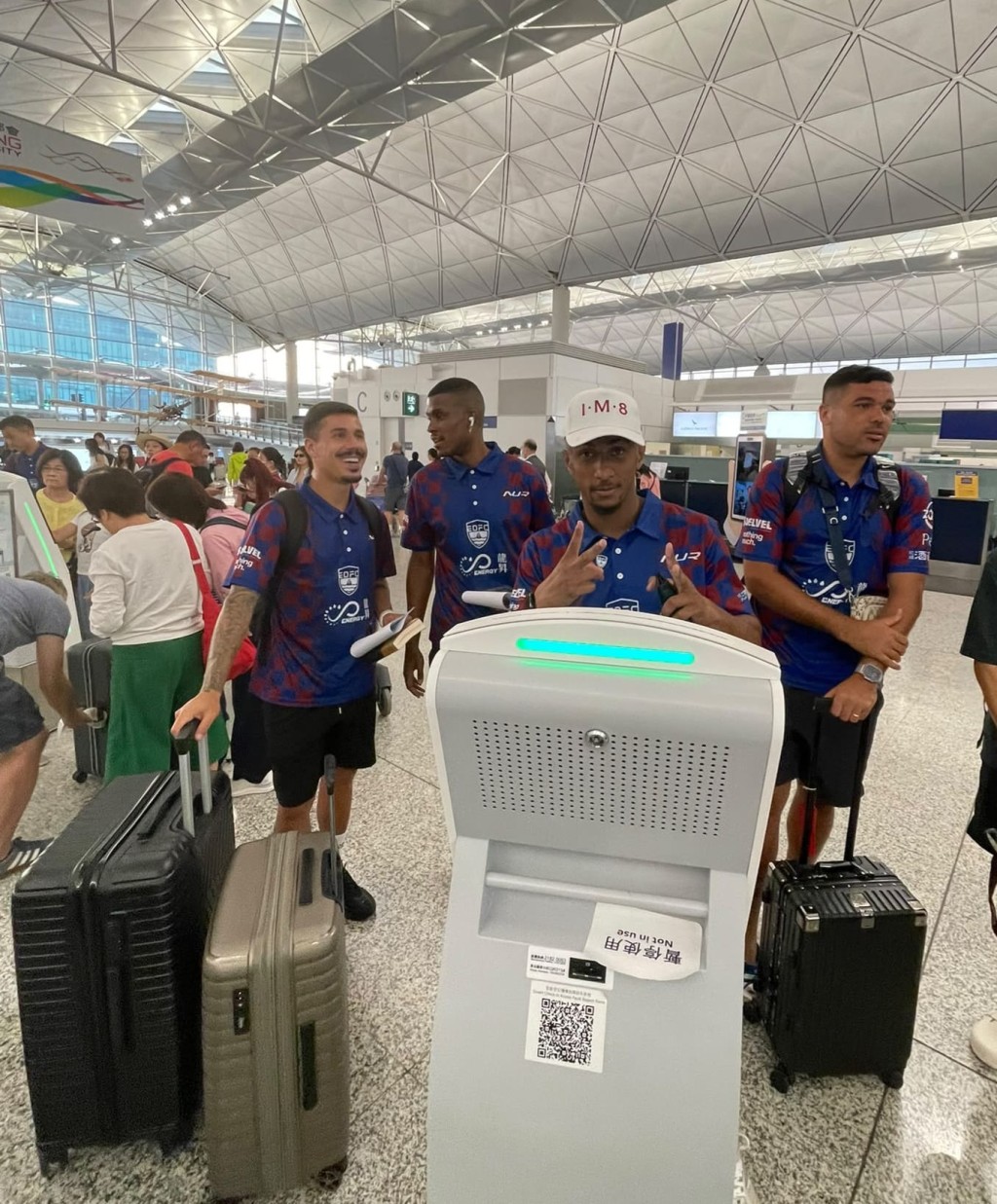 東區於香港國際機場出發。東區提供 東區於香港國際機場出發。東區提供